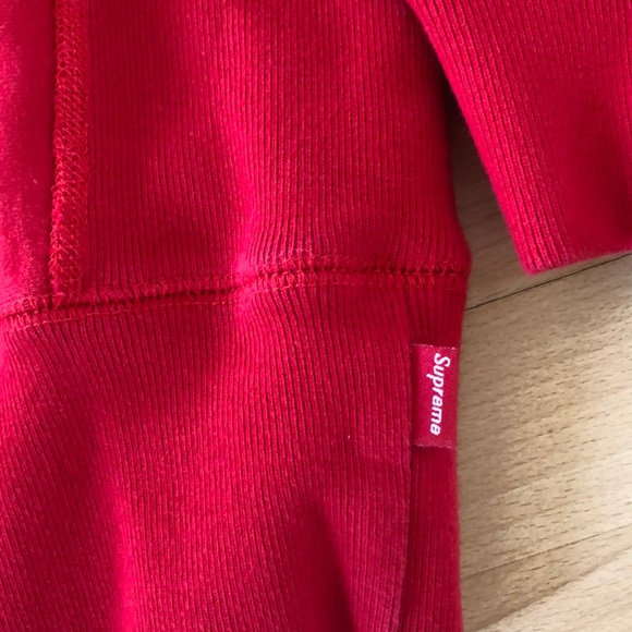 Supreme FW16 Red Box Logo Pullover Hoodie - Picture 6 of 8